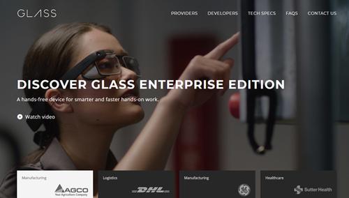 Copie du site Google Glass en 2020